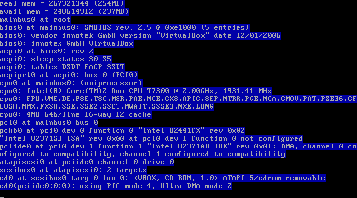Running OpenBSD in VirtualBox Headless