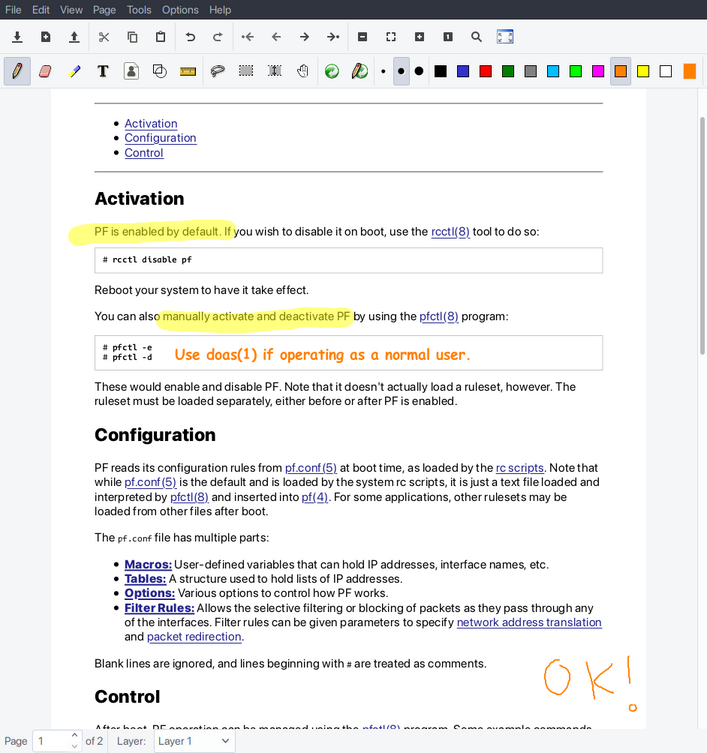 PDF annotations with Xournal